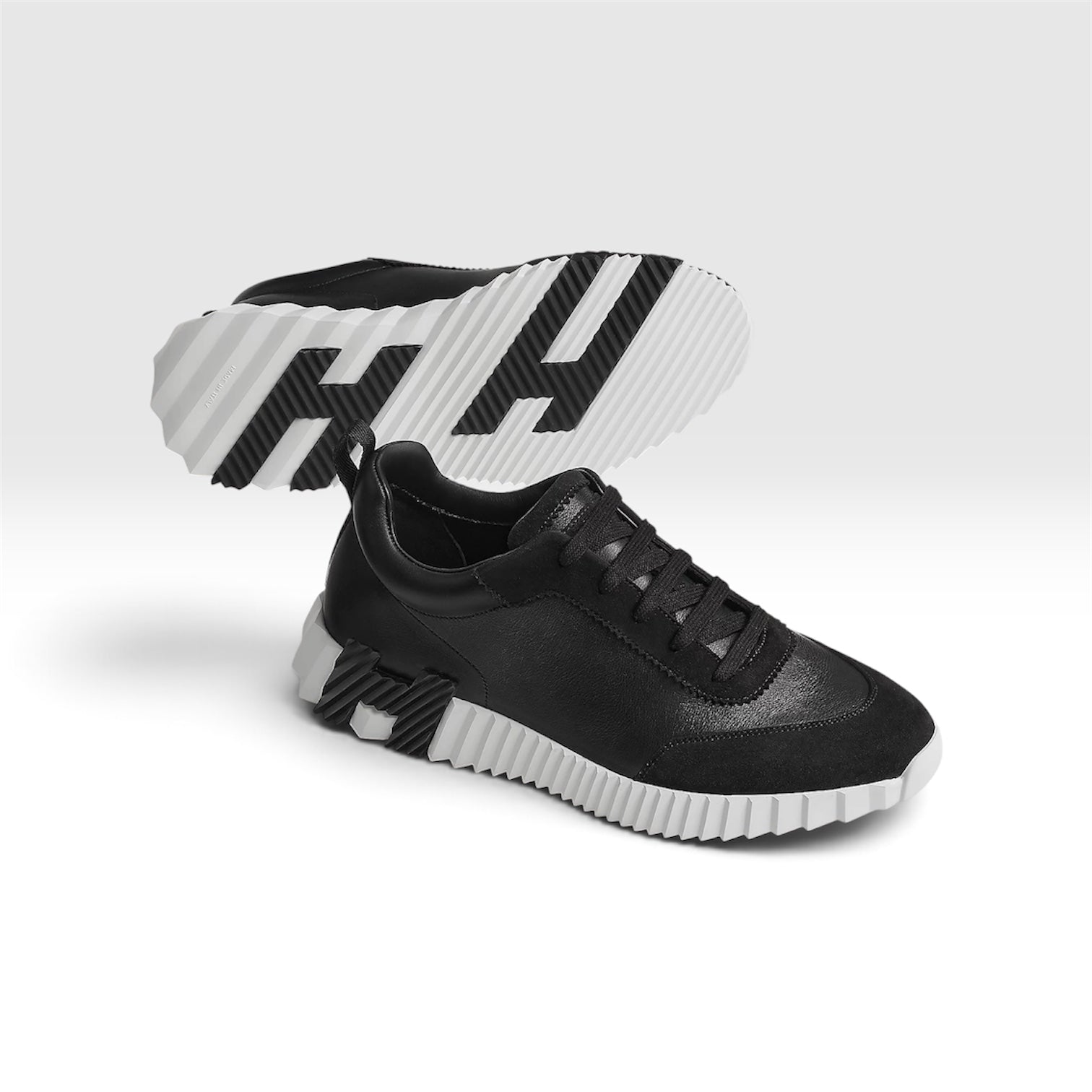 Hermès Bouncing Noir/Semelle Blanche