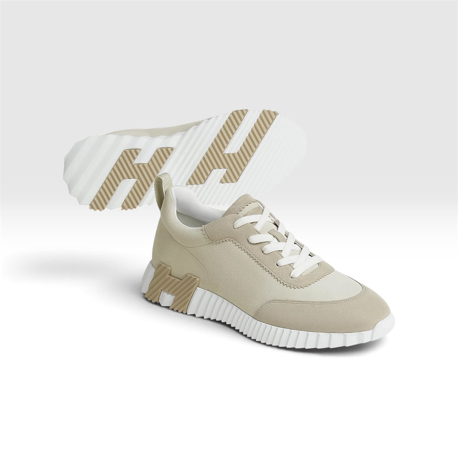 Hermès Bouncing Beige/Semelle Blanche