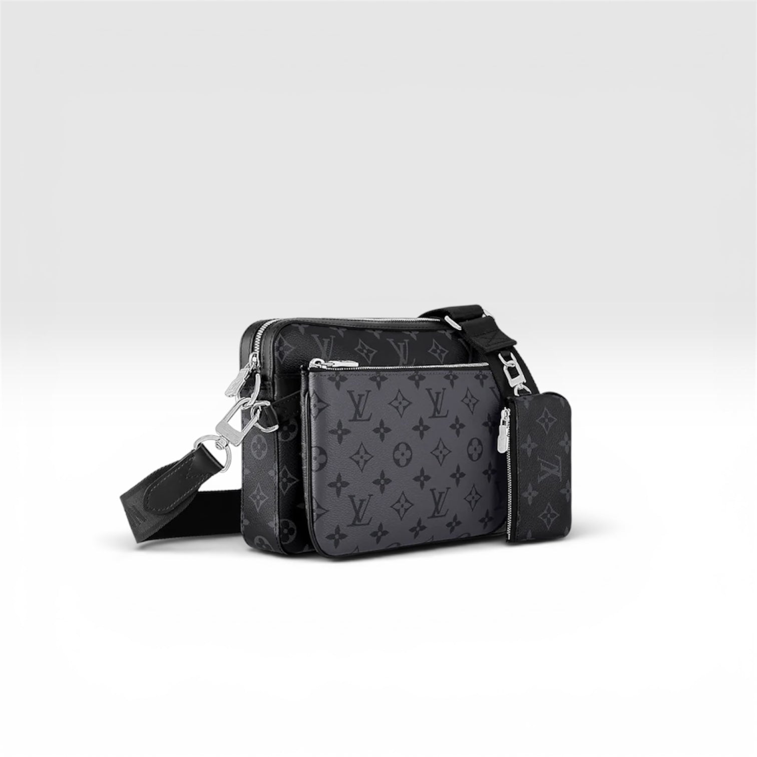 LV Trio Messenger Monogram Eclipse