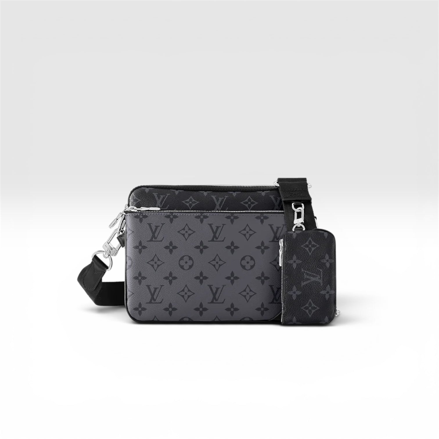 LV Trio Messenger Monogram Eclipse