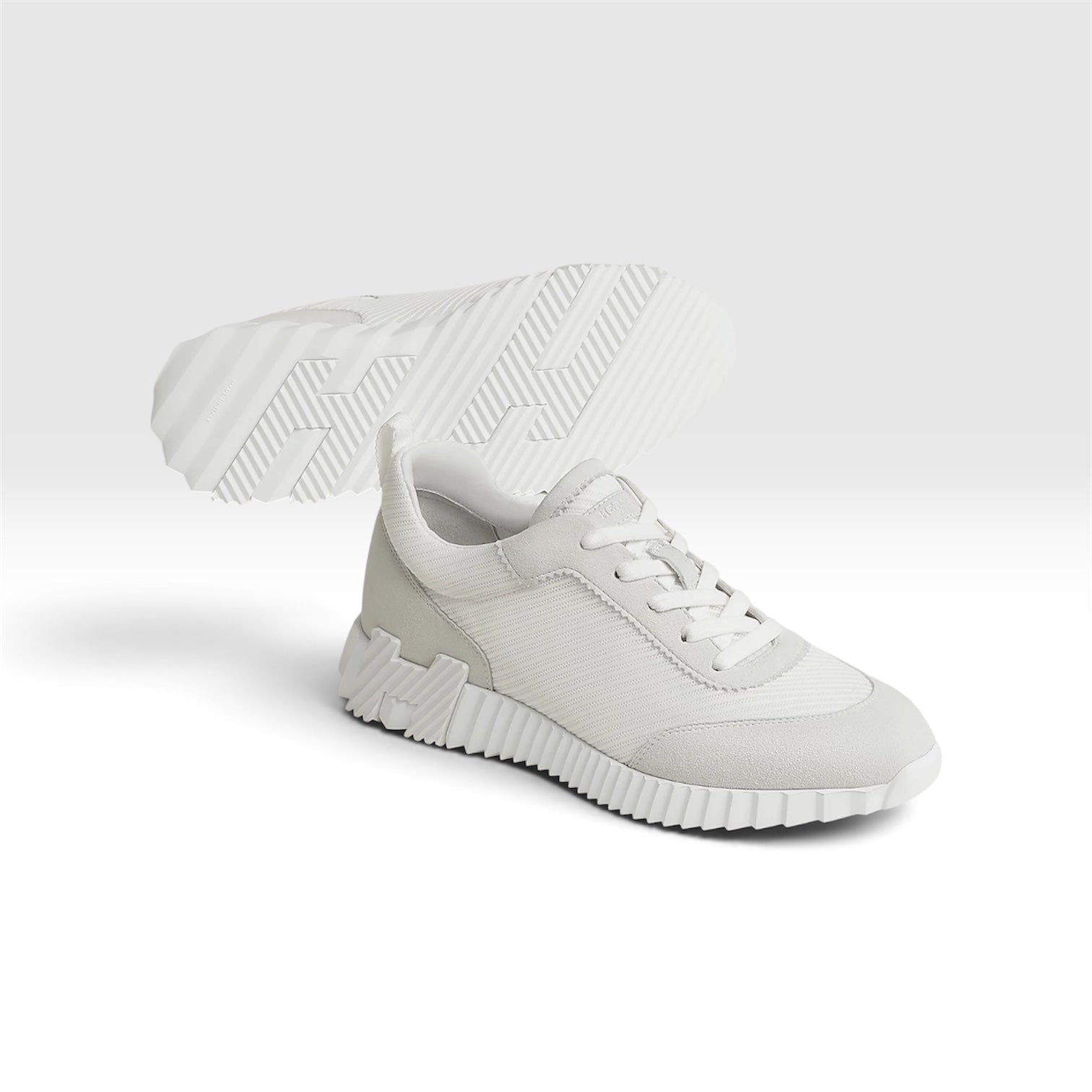 Hermès Bouncing Blanche/Semelle Blanche