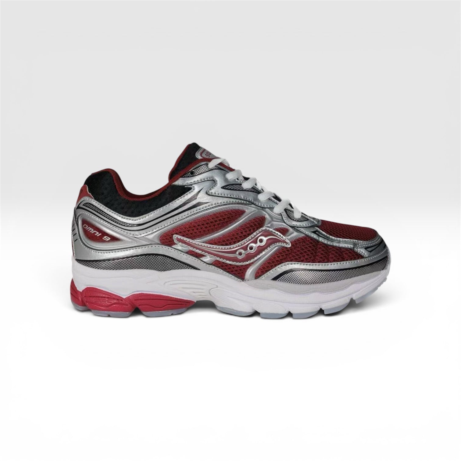 Saucony Omni 9 Maroon Black