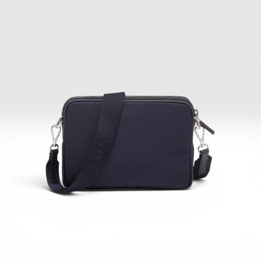Sac a Bandoulière Prada Nylon Bleu